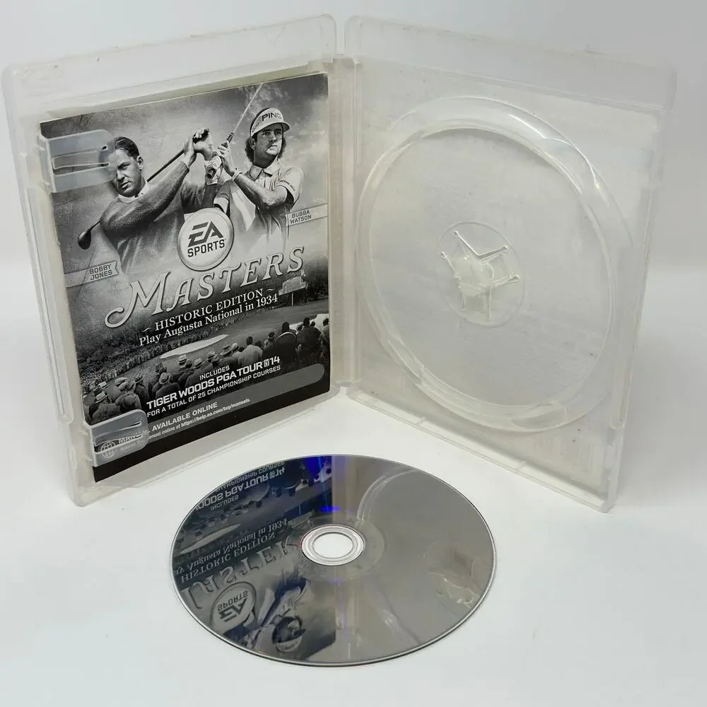 EA Sports Masters Historic Edition PS3 Tiger Woods PGA Tour 14 Case Disc Manual